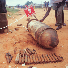 Current numbers of the global land mine problem